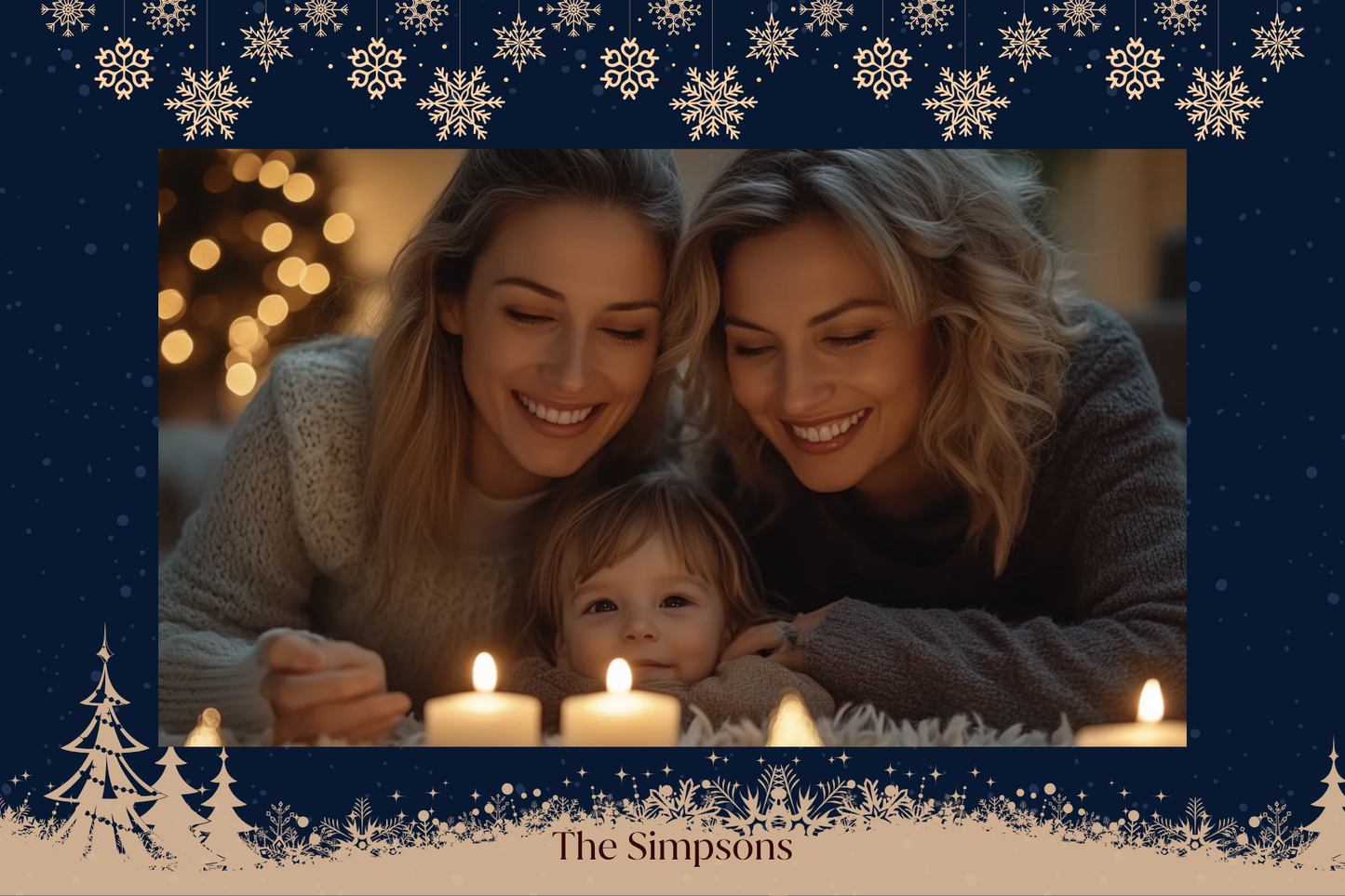 Celestial Night (Navy, Burgundy, & Green)