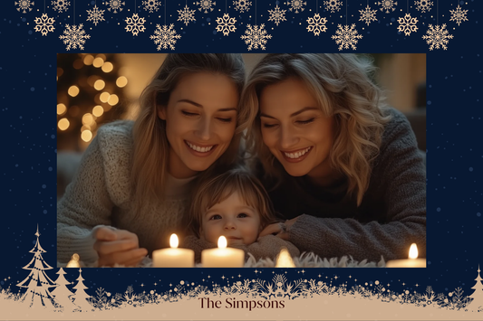 Celestial Night (Navy, Burgundy, & Green)