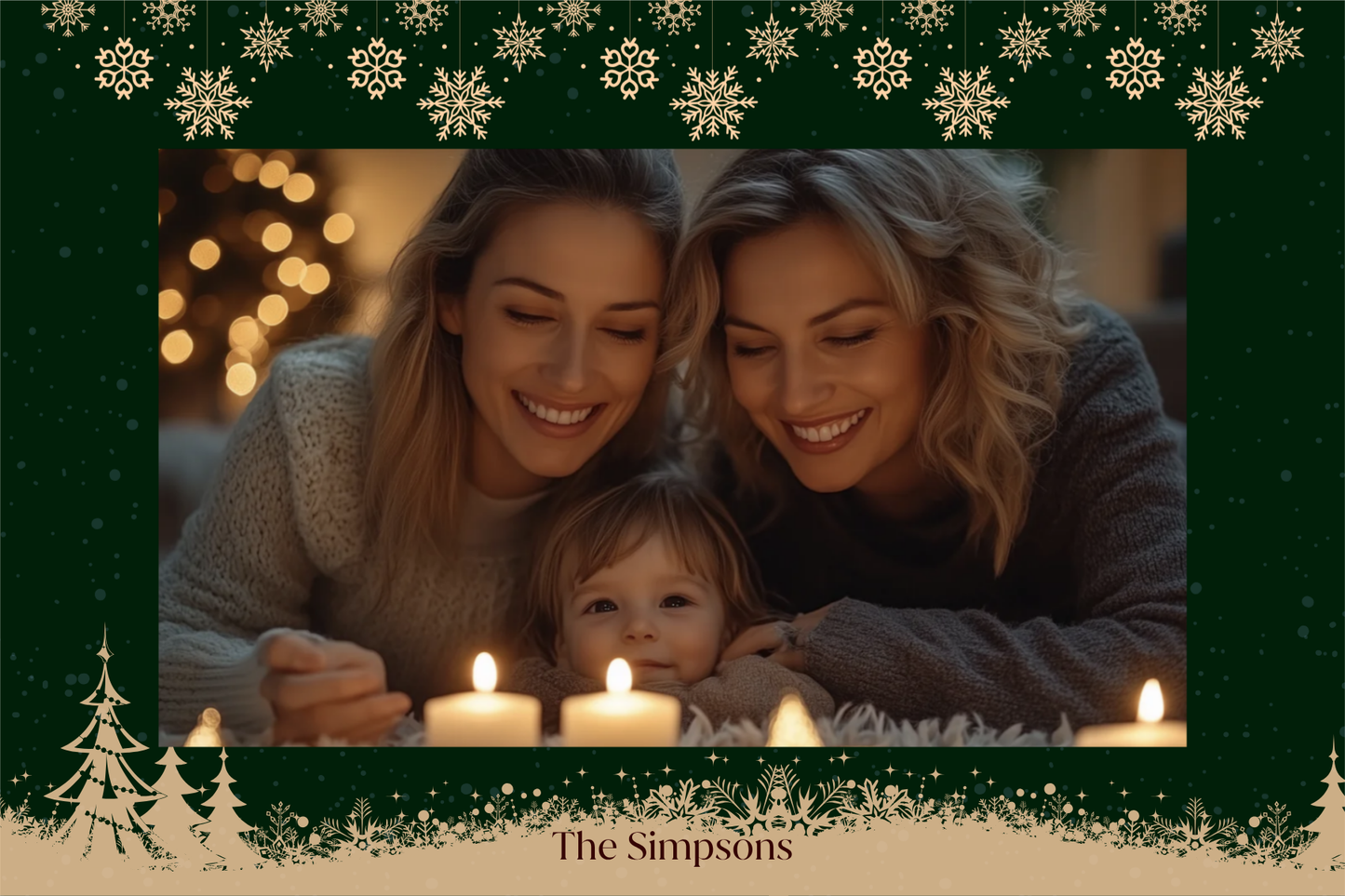 Celestial Night (Navy, Burgundy, & Green)