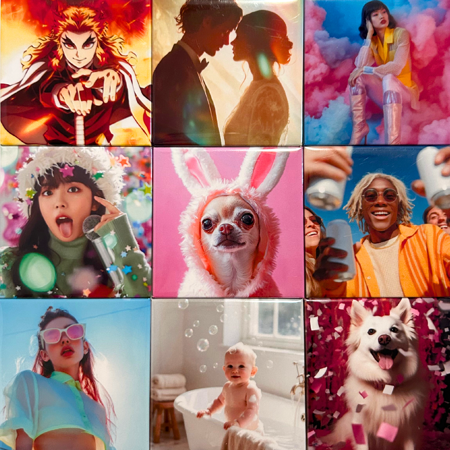 2"x2" Custom Photo Magnets